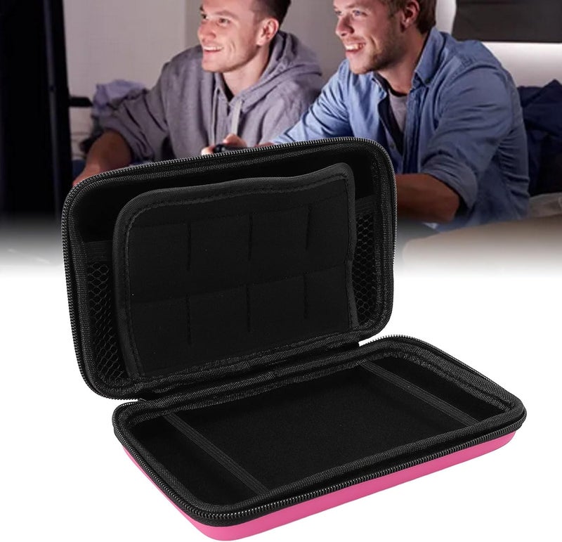 Ashata Carrying Case for 3DS for New 3DS XL for New 2DS XL, Hard Protective Shell Travel Case for Edition for New 2DS XL with 8 Game Slot Inner Pocket (Pink) - Image 5